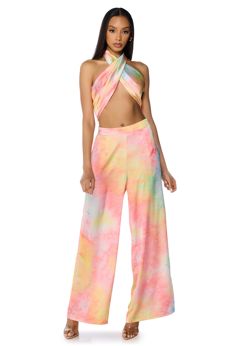 RESORT BADDIE OMBRE PRINT PALAZZO PANT