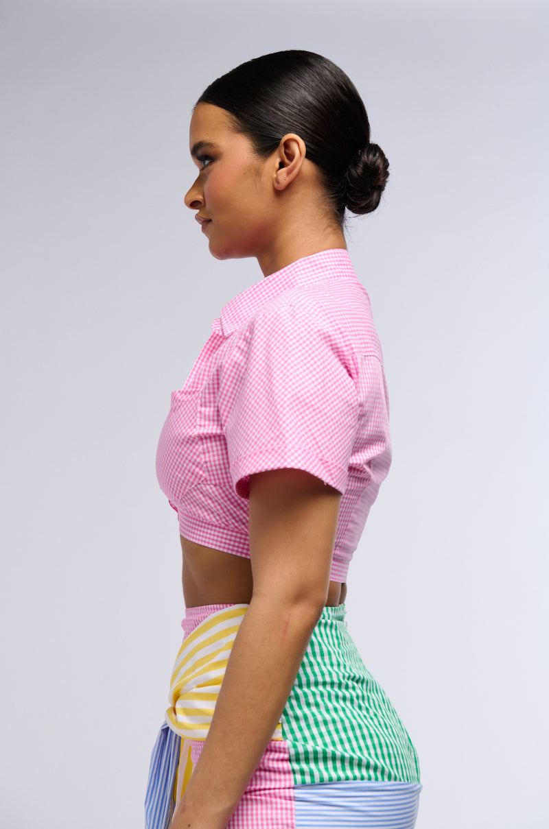 RICH AND BLIND WOVEN BUTTON DOWN SHIRT