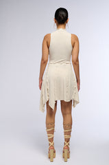 ROSES ARE A GIRLS BEST FRIEND KNIT MINI DRESS