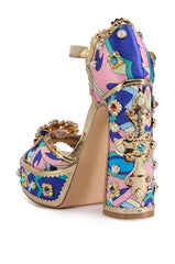 ROYAL MULTI EMBELLISHED SANDAL