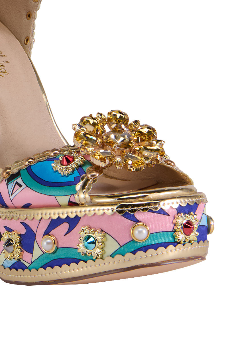 ROYAL MULTI EMBELLISHED SANDAL