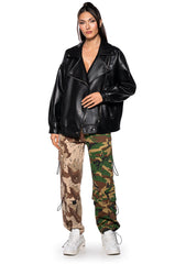 RYANN CAMO COLOR BLOCKED CARGO PANT