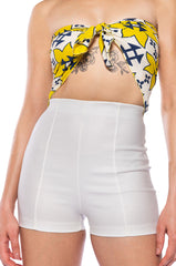 SEXY HOT PANT FAUX LEATHER FASHION SHORT