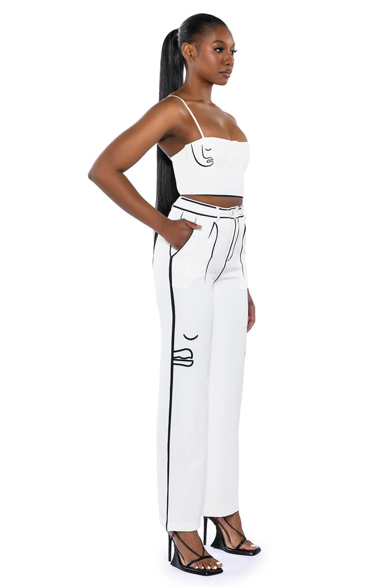 CELIA POP ART SCUBA TOP