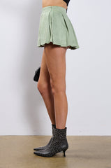 SLEEP WALKING SUEDE MINI SKIRT