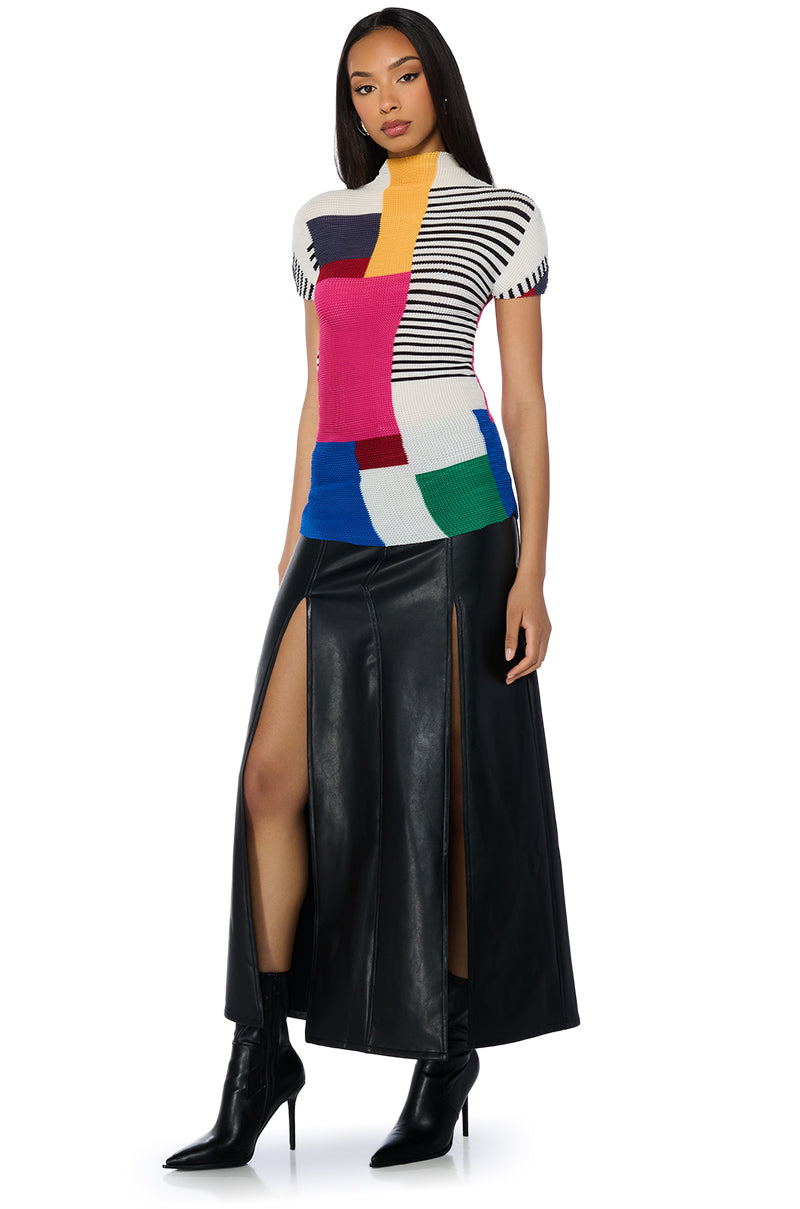 SO RETRO STRETCHY MINI DRESS