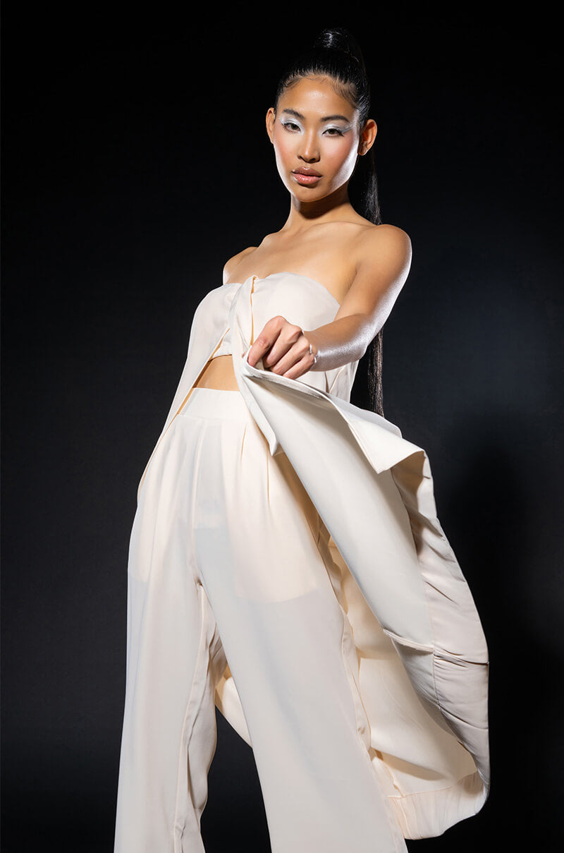 AMELIA LONG STRAPLESS TOP