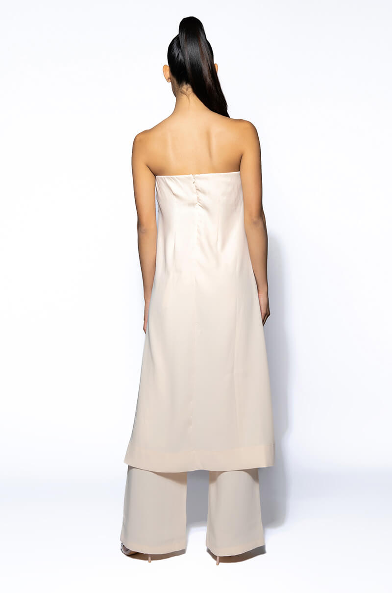 AMELIA LONG STRAPLESS TOP