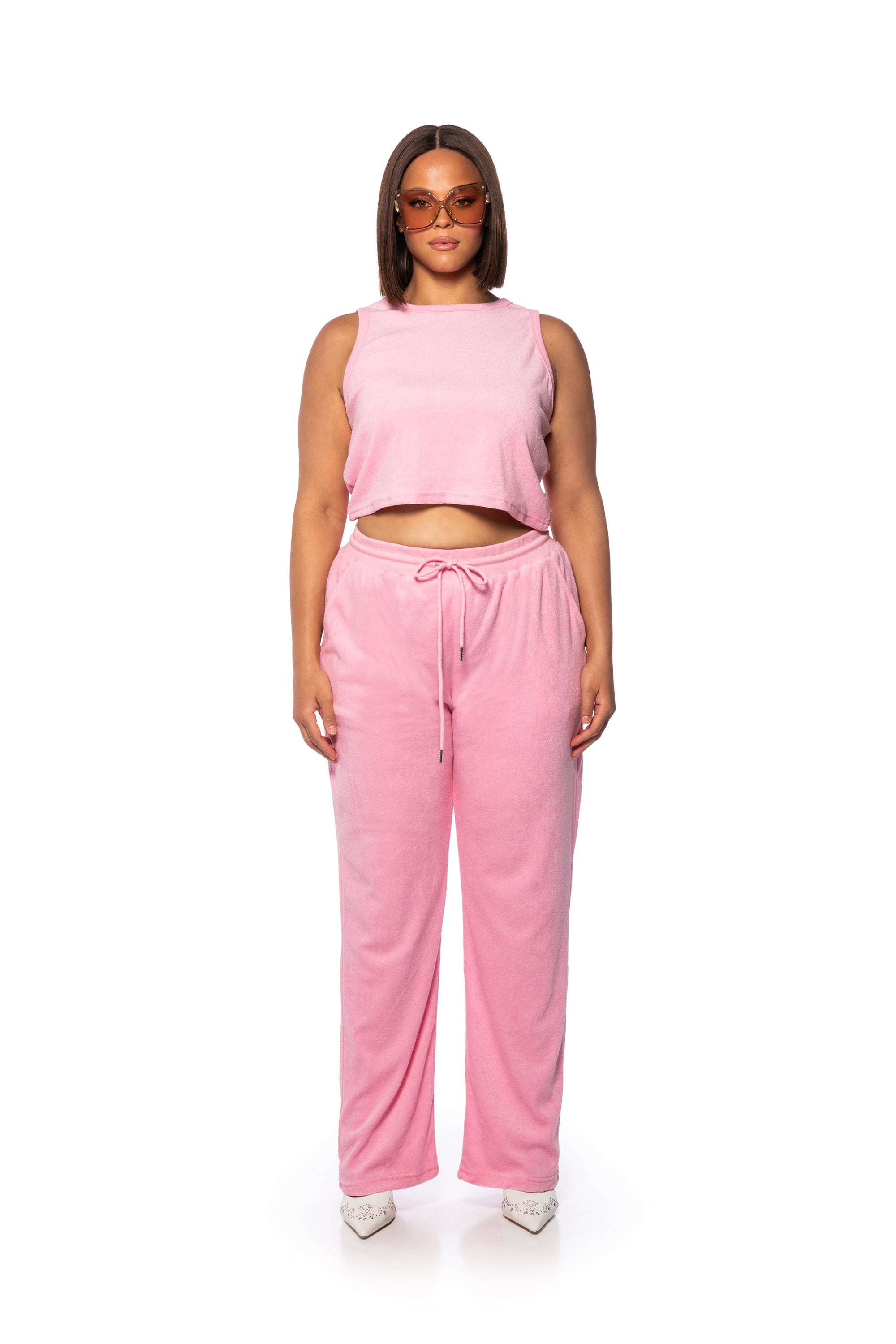 SOFT SPOT SCOOP NECK LOUNGE TOP