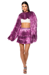 SPRING EDIT TINSEL BOLERO