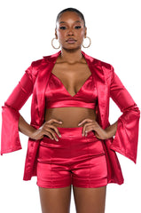 SPRING SATIN BRALETTE