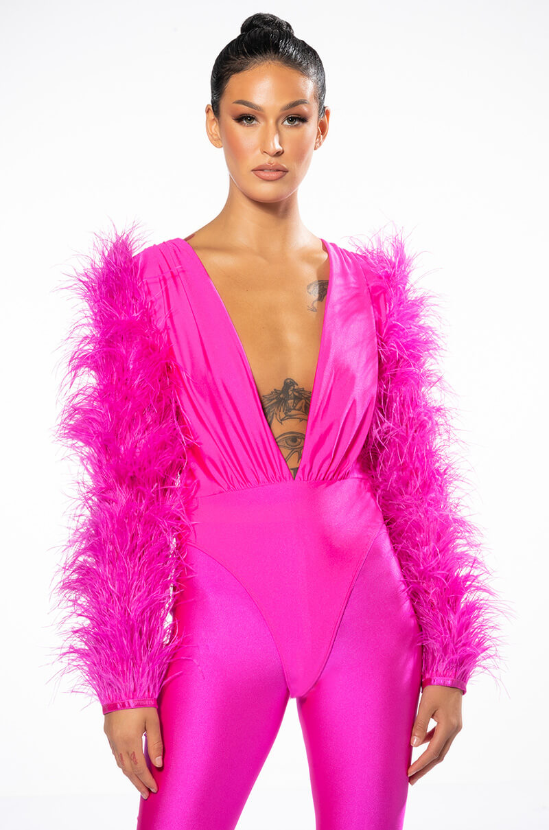 ANGEL BABY STATEMENT SLEEVE BODYSUIT