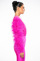 ANGEL BABY STATEMENT SLEEVE BODYSUIT