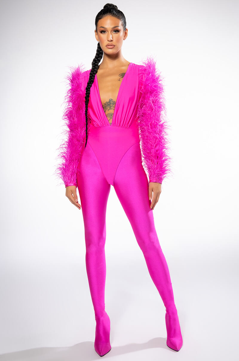 ANGEL BABY STATEMENT SLEEVE BODYSUIT