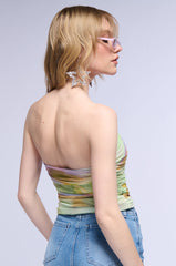 STILL A TEN MESH CORSET TOP