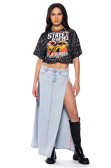 STREET LEGEND CROPPED T SHIRT