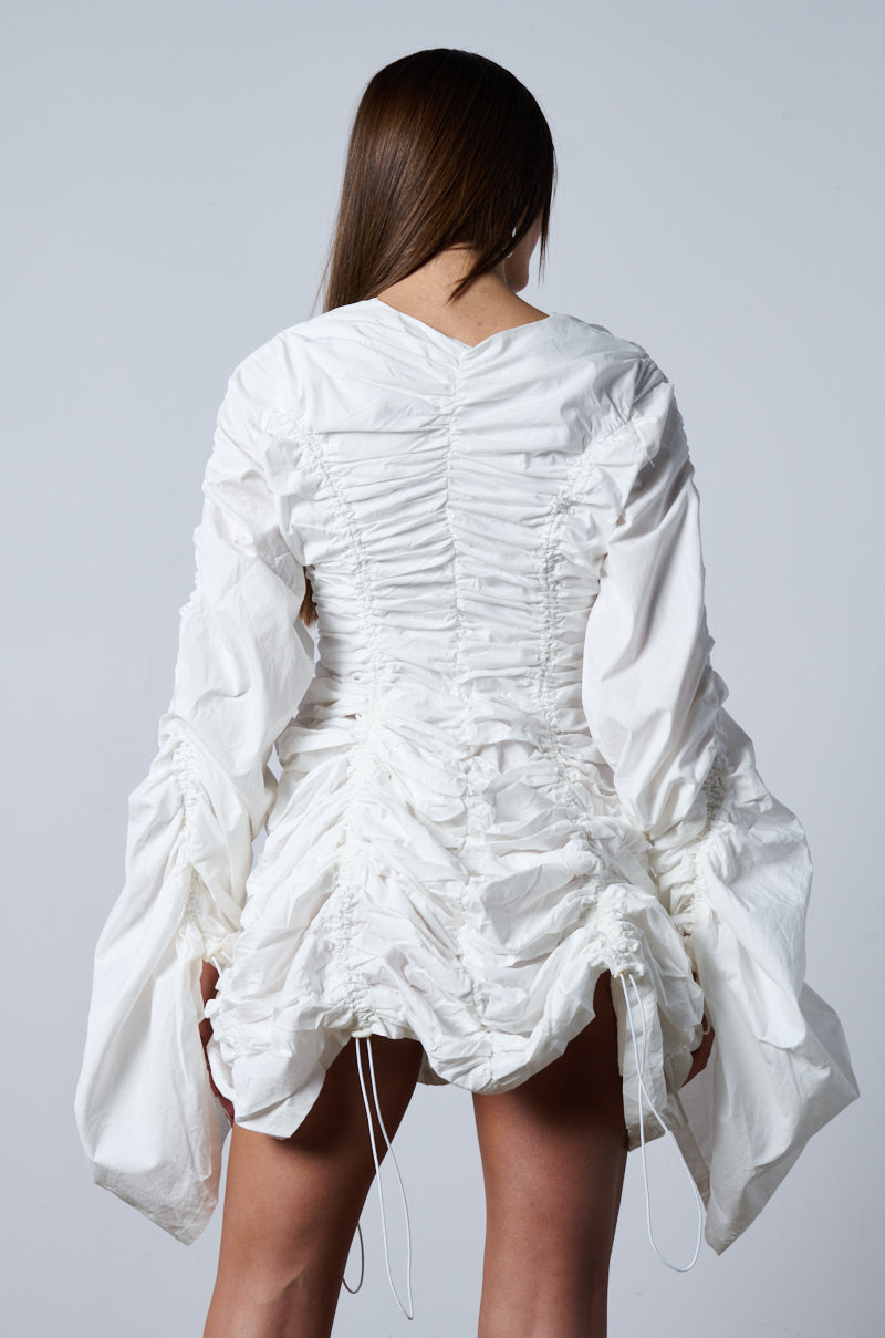 STUNTING ON YOU RUCHED MINI DRESS