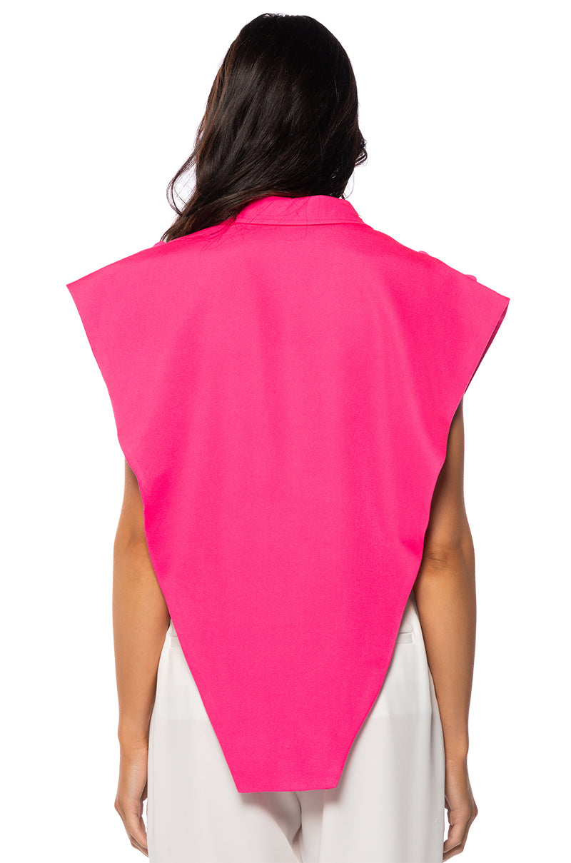 SUNSET BOULEVARD BUTTON DOWN BLOUSE