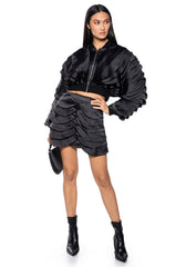 SUPERNOVA PLEATED MINI SKIRT