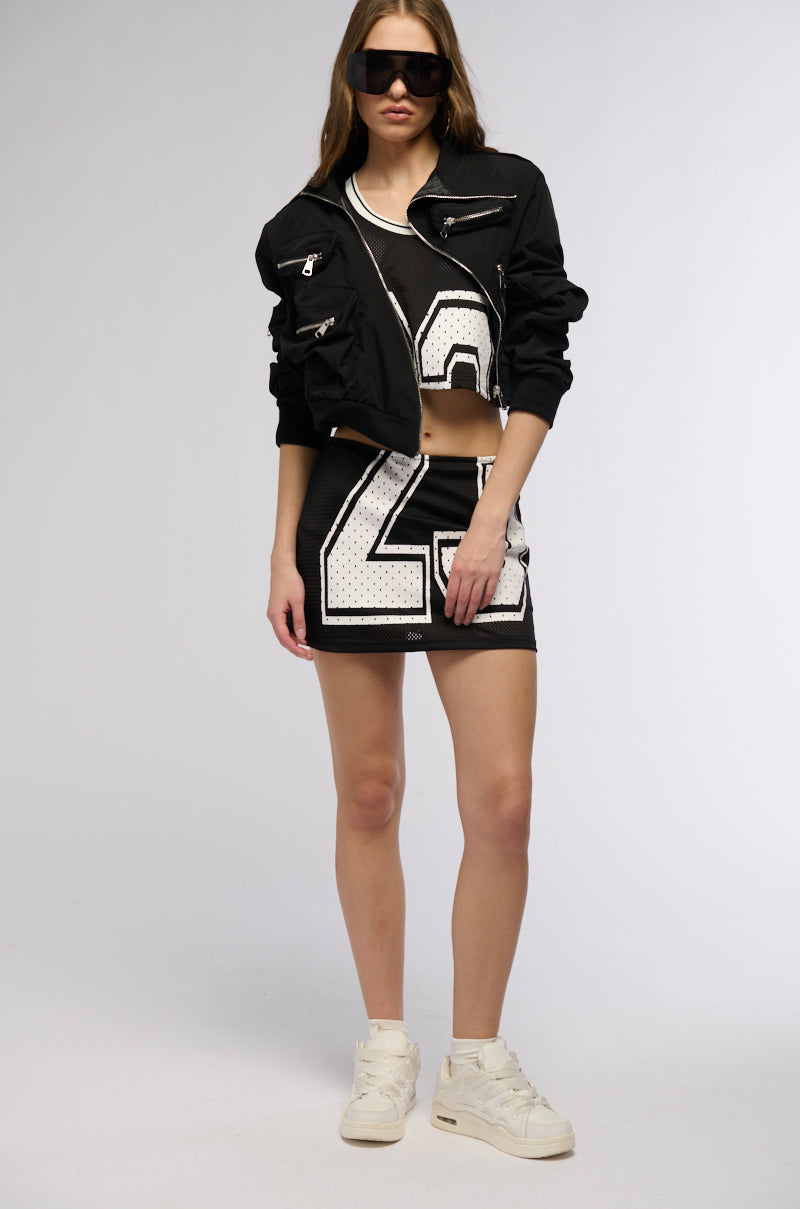 TALK TO ME NICE BOMBER JACKET