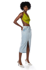 TAMERA RHINESTONE MESH TOP