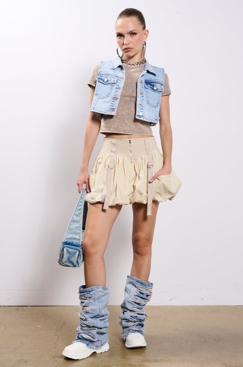 TASTE LIKE MONEY MINI SKIRT