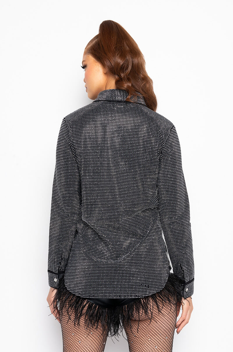 TINY DANCER RHINESTONE BLOUSE