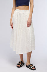TOO EASY FLOWY MIDI SKIRT
