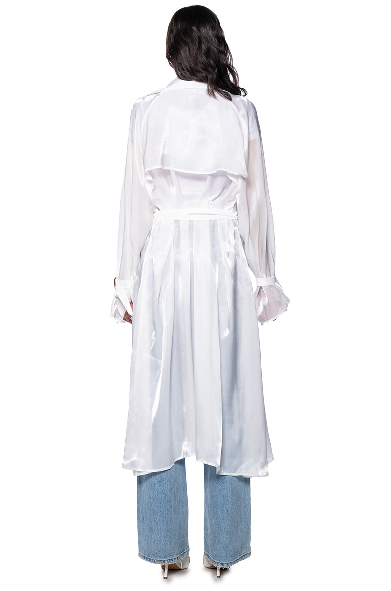 TULLE SPRING TRENCH JACKET