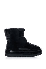 UGG CLASSIC CLOUDPEAK SHINE BOOTIE IN BLACK
