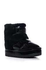 UGG CLASSIC CLOUDPEAK SHINE BOOTIE IN BLACK
