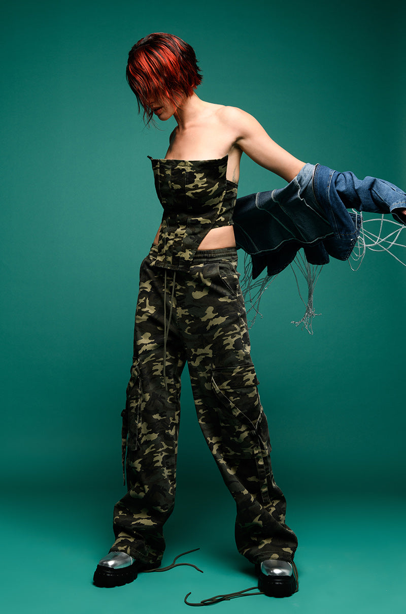 UNSTOPPABLE WIDE LEG CARGO PANTS