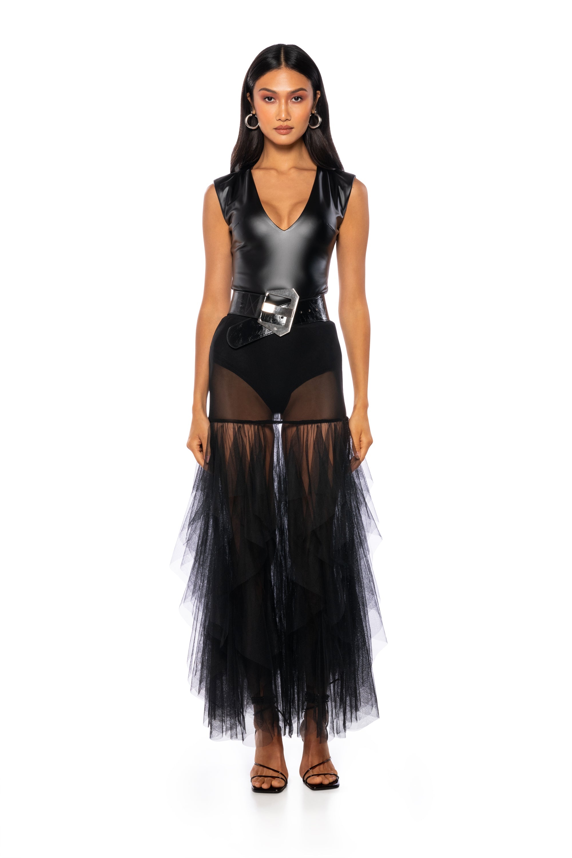 VIBING ON MY OWN TULLE MAXI SKIRT