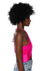 VIVIANNE FRINGE DETAIL CROP TOP