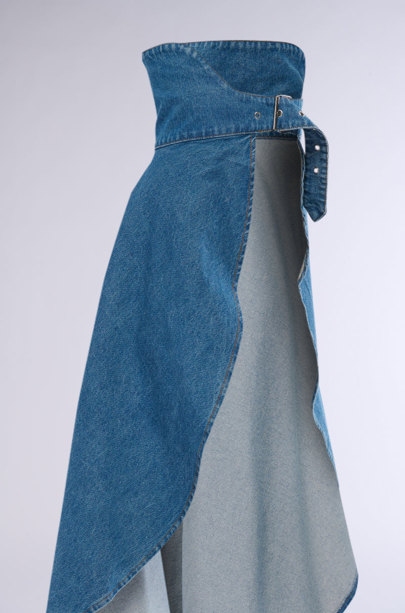 WALK ON THE WILD SIDE DENIM WAIST BELT