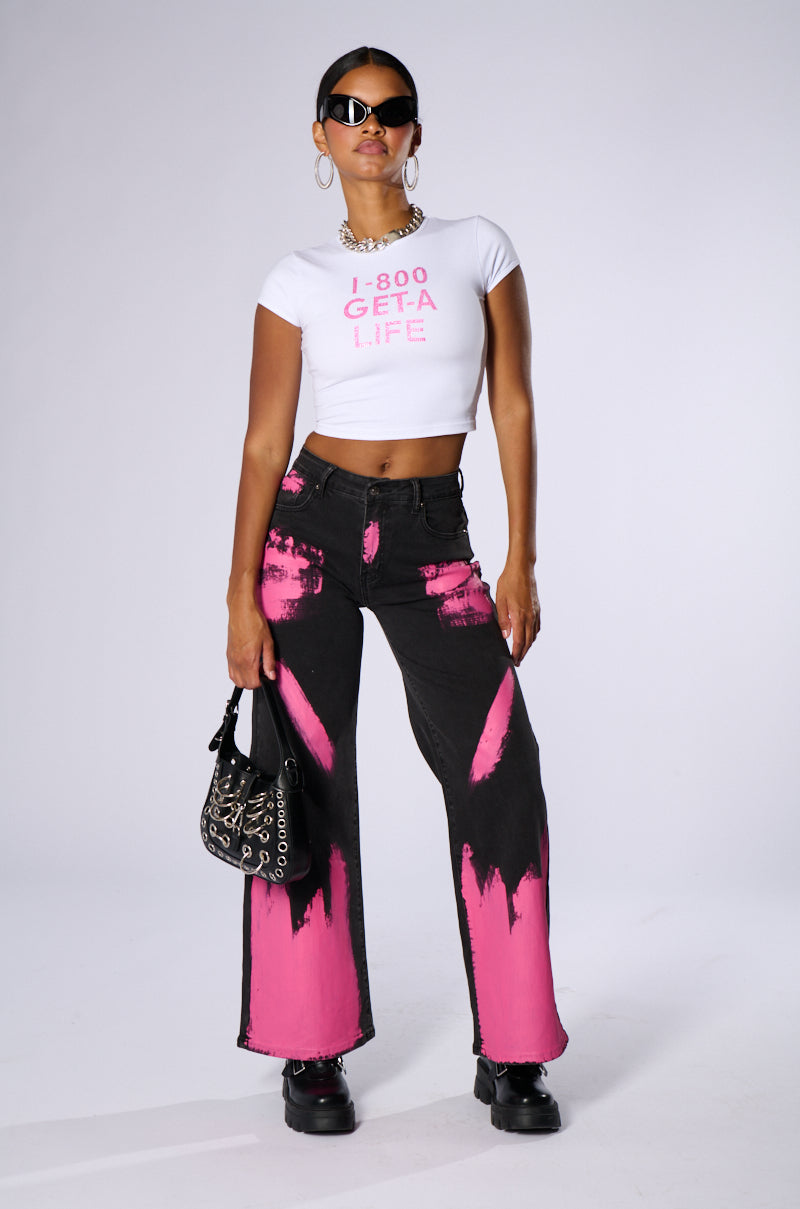 WASHED UP DENIM PANT