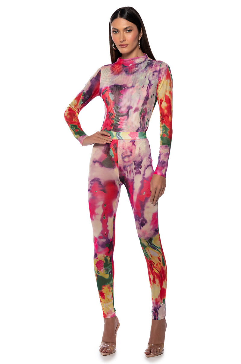 WHAT IS THE SCOOP MESH MOCKNECK BODYSUIT