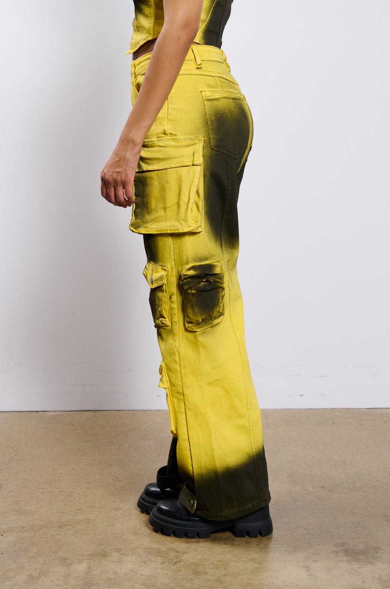 WHAT THE PRICE DENIM CARGO PANT