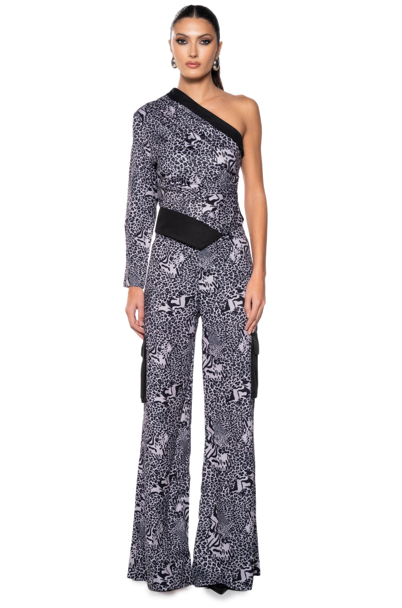 WILD CHILD ANIMAL PRINT CARGO PANTS