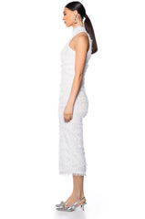 WINTER ELEGANCE HIGH NECK MAXI DRESS