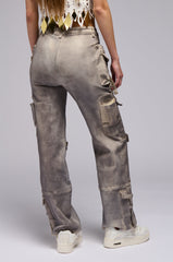 YOUNG AND ALIVE WIDE LEG DENIM PANT