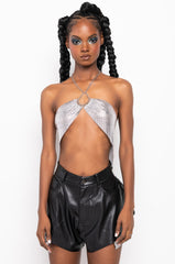 YOU'VE HEARD OF ME BRALETTE HALTER TOP