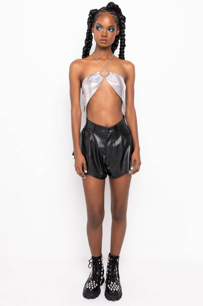 YOU'VE HEARD OF ME BRALETTE HALTER TOP