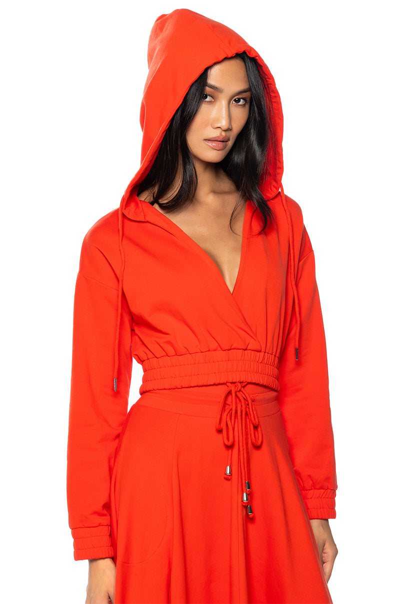 ZUMI BRIGHT CROPPED SWEATSHIRT